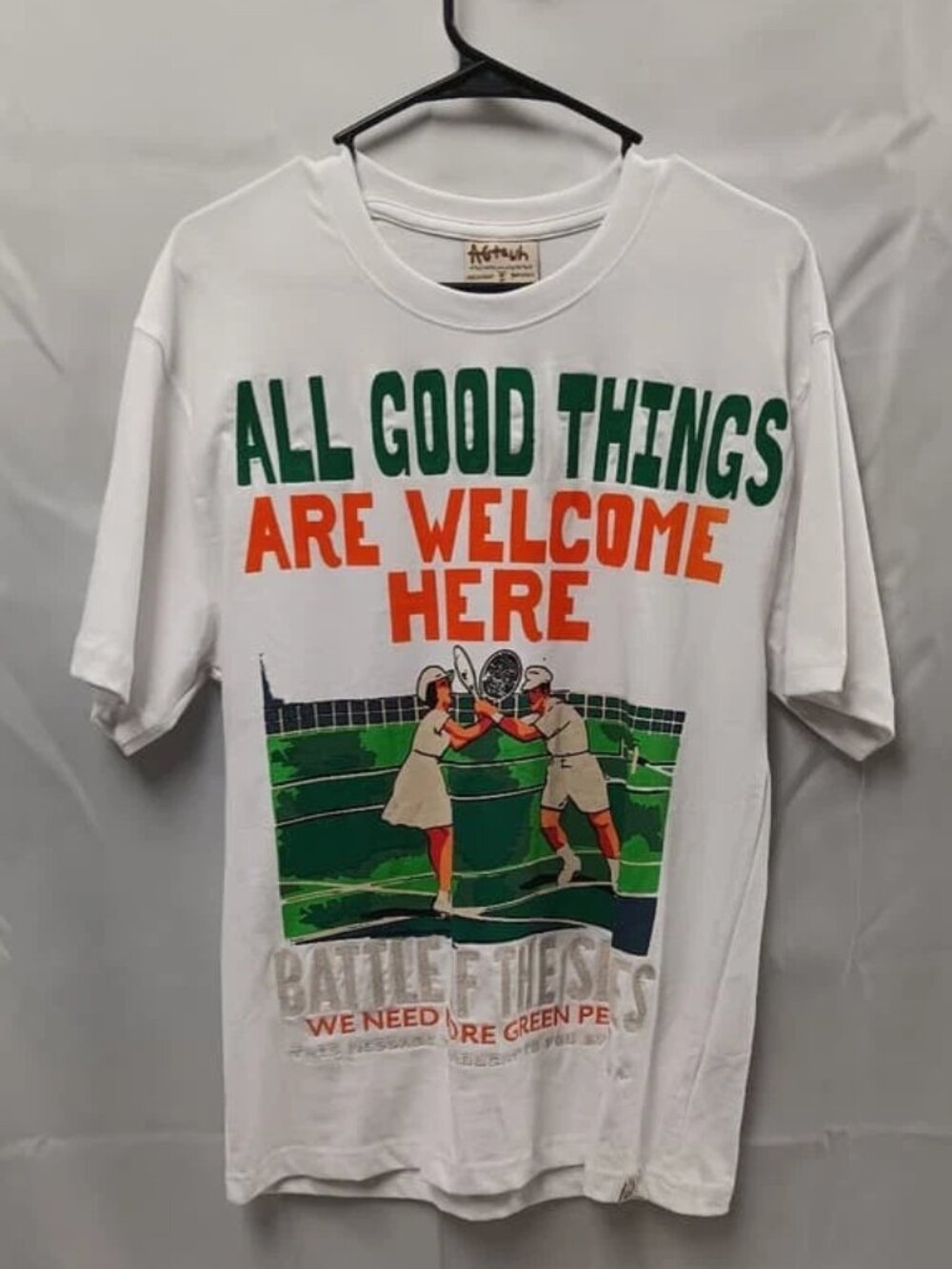 Mens Agtawh T-Shirt White Size S (RackD)